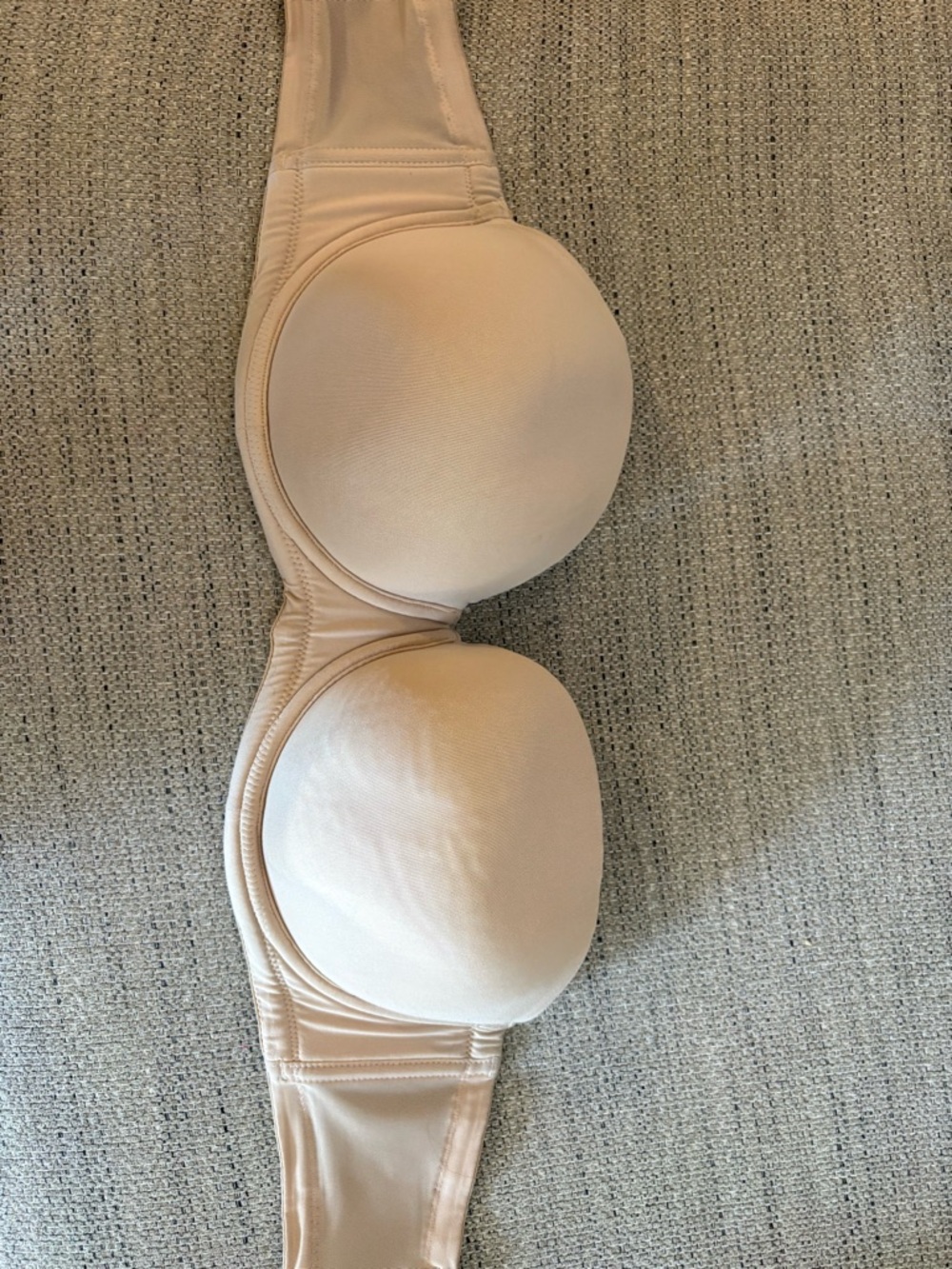 Wacoal Beige Strapless Molded T-Shirt Bra